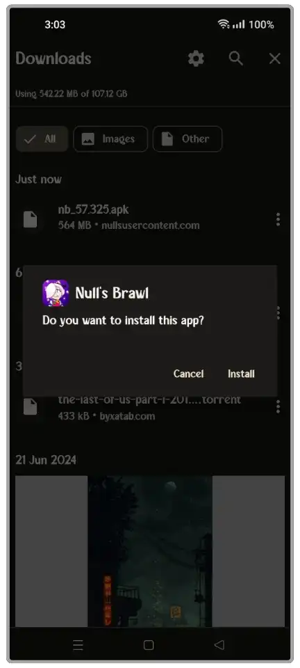 Tap Install When Prompted