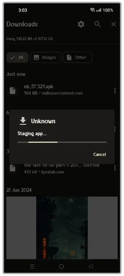 Allow Installation From Unknown Sources