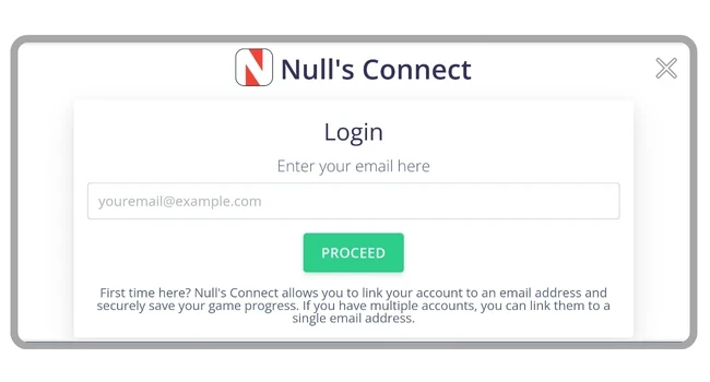Null's Connect Save Your Account